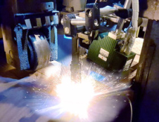 OSL Laser Tracking Sensor on Open Arc Weld